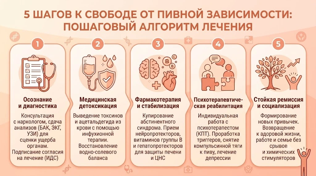 5 шагов бросить пить пиво